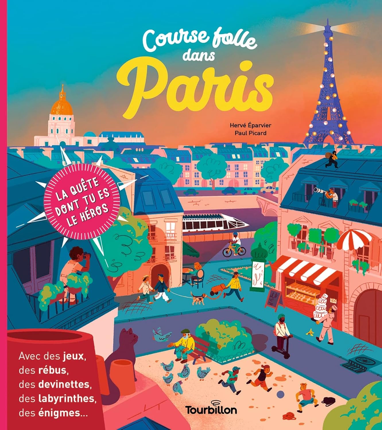 COURSE FOLLE DANS PARIS