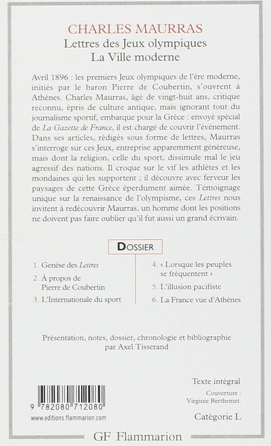 Lettres des jeux Olympiques