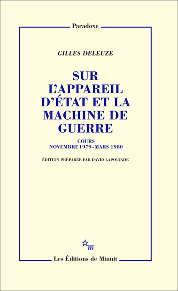 Sur l'appareil d'État et la machine de guerre