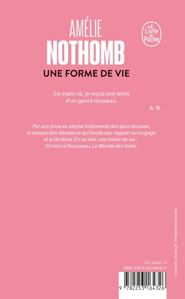 Une forme de vie