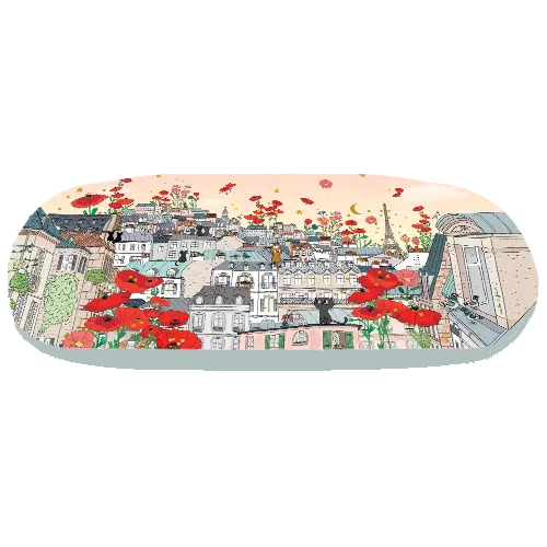 ETUI A LUNETTES PARIS COQUELICOTS