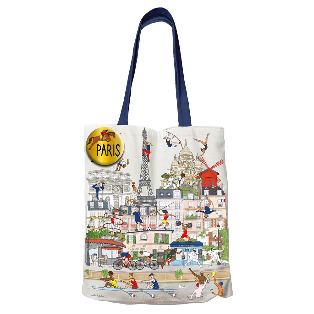 TOTE BAG COTON PARIS SPORT